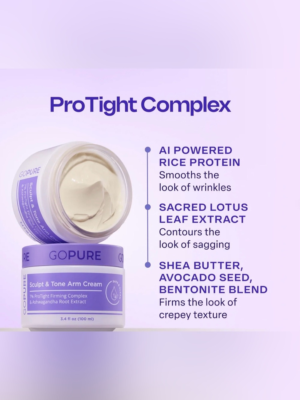 GOPURE Sculpt & Tone Arm Cream - Picture 4 of 13